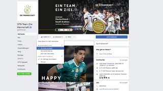 Geänderter Facebook-Algorithmus: DFB-Kanäle weiter verfolgen – so geht´s